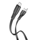 Кабель для заряджання Borofone BX85 Auspicious передачі даних USB на Micro-USB, 1m 2.4A обплетення PVC Black - зображення 2
