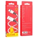 Кабель для зарядки Borofone BX83 Silicone передачи данных USB на Type-C 1m 3A White - изображение 1