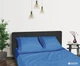 Комплект постельного белья Sonex Двуспальный 177х210 Aero Blue Sapphire Премиум Сатин (SO102192) - изображение 1
