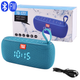 Портативная колонка TG177, Bluetooth, радио, Power Bank, часы, speakerphone, аквамарин - изображение 4