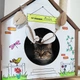 Домик для собак и кошек Lucky Pet ЭКО Домик "Уикенд" 45x45x45 см Белый (4820224213231) - изображение 4