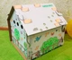 Домик для собак и кошек Lucky Pet ЭКО Домик "Уикенд" 45x45x45 см Белый (4820224213231) - изображение 6