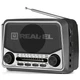 Портативный радиоприемник REAL-EL X-525 Grey - изображение 3
