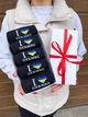 Подарочный набор подростковых хлопковых носков с патриотической надписью I love Ukraine 36-41 5 пар длинные лето-осень-весна черные - изображение 6