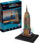 Puzzle 3D CubicFun Empire State Building LED (L503h) - obraz 1