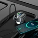 Адаптер автомобільний Hoco car BT FM transmitter E70 |2USB/Type-C, PD/QC, 30W/3A| Black - изображение 4