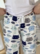 Женские Пижамные брюки COSY с сатина Котики Рыбки S молочный S311P - изображение 4