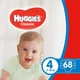 Подгузник Huggies Classic 4 (7-18 кг) Mega 68 шт (5029053543154) - изображение 1