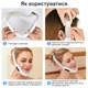 Косметический микротоковый массажер для лифтинга подтяжки лица V-Face белый - изображение 5