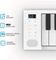 Портативний складаний USB-MIDI-контролер цифрового піаніно з 49 клавішами ручної поклажі з акумуляторною батареєю. Колір - Білий - зображення 3