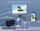 Екшн-камера GOOKAM 4K 20MP WIFI Пульт дистанційного керування, водонепроникна 40M, 2-дюймовий екран 170 градусів, 2x1050mAh батареї та аксесуари - зображення 6