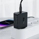 Сетевое зарядное устройство для быстрой зарядки ACEFAST A41 65W PD/QC 3.0 GaN (2Type-C+USB) Black - изображение 4