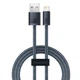 Кабель для зарядки Baseus CALD000416 Dynamic Series Fast Charging USB to Lightning 2.4A, 1 м, Slate Gray - зображення 1