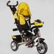 Дитячий триколісний велосипед Best Trike 6588/76-504 з музичною фарою USB Колеса піна Жовтий - зображення 2