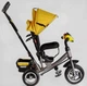 Дитячий триколісний велосипед Best Trike 6588/76-504 з музичною фарою USB Колеса піна Жовтий - зображення 6