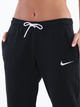 Spodnie dresowe damskie ocieplane Nike Cuffed fleece park 20 CW6961-010 XL Czarny/Biały (194502381696) - obraz 4