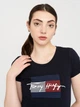 Футболка женская Tommy Hilfiger 11052.3 S Темно-синяя - изображение 4
