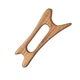 Скребок-массажёр гуаша для лица и тела деревянный Лань Wooden gouache massager for face and body Hind Hillary 2314994441199 - изображение 2