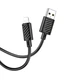 Кабель Hoco X88 Gratified charging data cable for Lightning Black - зображення 1