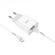 Сетевое зарядное устройство HOCO C81A + кабель USB - Type-C 1м 1USB, 2.1A White - изображение 5