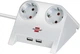 Удлинитель Brennenstuhl Desktop-Power настольный 2 розетки 2 USB порта 1.8 м Белый (1153520222) - изображение 1