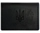 Портмоне - Обкладинка для автодокументів Герб України ( 4 віконця для прав, ID паспорта, пропуску) - Чорний (nas150402-UA) - зображення 1