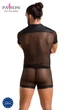 Прозрачный комплект футболка и шортики Passion 052 SET MICHAEL Черный 2XL/3XL - изображение 6