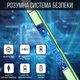 Импульсная USB зажигалка для свечей, кухни, плиты, с подсветкой прямая зеленая - изображение 4