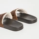 Мужские шлепанцы замшевые Ralph Lauren 667292842 42 (9) 28.5 см Коричневые (1159776863) - изображение 4