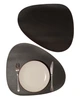 Набор сервировочных салфеток кож.зам. (37*43см * 2шт.) Mindo черно-бордовый К4 - изображение 2