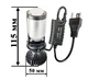 LED линзы H4 mini ближний/дальний 60 Вт HeadLight Y6D BI-LED 5500K 12V-24V - изображение 2