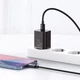 Зарядное устройство Блок и Кабель для Айфона Baseus Super Si 20W Быстрая зарядка Quick Charger Power Delivery + Кабель Type-C to Lightning 20W Чорный - изображение 2