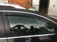 Ветровики с хром молдингом SW (4 шт, HIC) для Volkswagen Passat B6 2006-2012 гг - изображение 5