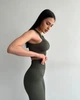 Женский спортивный топ в рубчик S, Хаки ТХакРуб-S - изображение 9