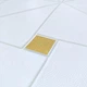 Самоклеюча 3D панель золоті квадрати 700x700x6,5мм (373) - изображение 2