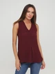 Блуза H&M 0647416 2XS (584922XS) Бордовый - изображение 1