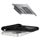 Чохол протиударний із підставкою Spigen Slim Armor ACS01548 для Iphone 12 Mini (5.4") Satin Silver - зображення 3