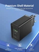 Сетевое зарядное устройство Vention USB Type C + QC4.0 (18-20W) Black (FBBB0-EU) - изображение 5