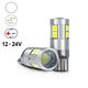 Автолампа светодиодная T10 / W5W, цоколь W2.1x9.5d, 3030 х 9 smd, белый, 12-24 В, обманка, биполярная - изображение 1