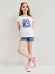 Детская футболка для девочки Disney Minnie WE1093 122-128 см Белая (3609086626516) - изображение 3