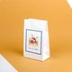 Пакет подарочный eko-kraft 150*90*240 мм - 10 шт/уп Маленький Пакетик для подарка маме с надписью "I love my MOM" - изображение 1