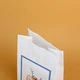 Пакет подарочный eko-kraft 150*90*240 мм - 10 шт/уп Маленький Пакетик для подарка маме с надписью "I love my MOM" - изображение 3