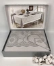 Скатерть Set Maison D'or 160x320+150x310+8pcs+8psc Marinella T.Cloth Grey - изображение 1