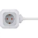 Удлинитель Brennenstuhl ALEA-Power куб 4 розетки 1,4 м, серый (1150090) - изображение 1