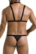 Мужское эротическое бельё Комплект 039 SET ANDREW Чёрный XXL/XXXL - Passion ( SO7590 ) - изображение 2