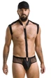 Мужское эротическое бельё Комплект 038 SET JOHN Чёрный XXL/XXXL - Passion ( SO7587 ) Feromon - изображение 1