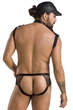 Мужское эротическое бельё Комплект 038 SET JOHN Чёрный XXL/XXXL - Passion ( SO7587 ) Feromon - изображение 2