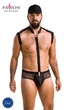 Мужское эротическое бельё Комплект 038 SET JOHN Чёрный XXL/XXXL - Passion ( SO7587 ) Feromon - изображение 5