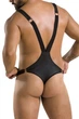 Мужское эротическое бельё боди латекс 028 BODY HARRY Чёрный XXL/XXXL - Passion ( SO7557 ) Feromon - изображение 2