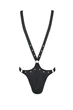 Мужское эротическое бельё боди латекс 028 BODY HARRY Чёрный XXL/XXXL - Passion ( SO7557 ) Feromon - изображение 3